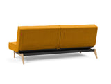 Splitback Eik sovesofa i 507 Elegance Burned Curry, set skråt bagfra
