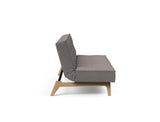 Splitback Eik sovesofa i 521 Mixed Dance Grey, set fra siden