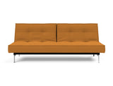 Splitback Chrome sovesofa i 893 Mozart Masala, set forfra