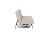 Splitback Chrome sovesofa i 471 Yuveno Sand, set fra siden