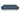 Dublexo Styletto Dark Wood sovesofa med armlæn i 302 Weda Blue, set forfra