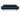Dublexo Styletto Dark Wood sovesofa med armlæn i 414 Esina Indigo Blue, set forfra