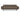 Dublexo Styletto Black Wood sovesofa med armlæn i 411 Esina Cedar Brown, set forfra