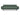 Dublexo Styletto Black Wood sovesofa med armlæn i 518 Elegance Green, set forfra