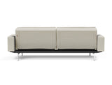 Dublexo Chrome sovesofa med armlæn i 527 Mixed Dance Natural, set bagfra