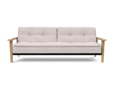 Dublexo Frej sovesofa i 300 Weda Sand, set forfra