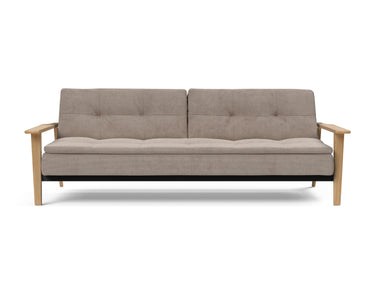 Dublexo Frej sovesofa i 318 Cordufine Beige, set forfra