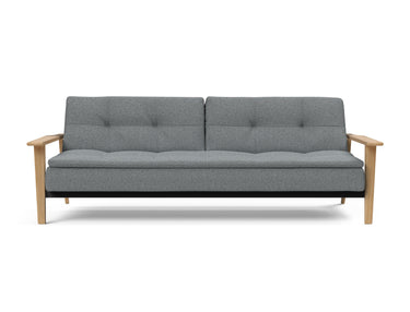 Dublexo Frej sovesofa i 320 Corocco Shadow Grey, set forfra