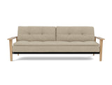Dublexo Frej sovesofa i 356 Taura Sand, set forfra