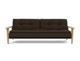 Dublexo Frej sovesofa i 358 Taura Chocco, set forfra
