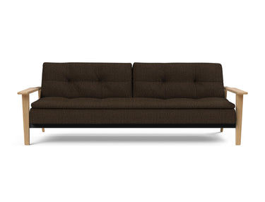 Dublexo Frej sovesofa i 358 Taura Chocco, set forfra