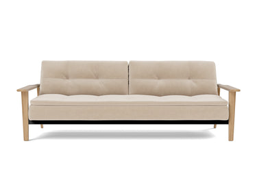 Dublexo Frej sovesofa i 410 Esina Almond, set forfra
