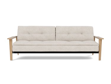 Dublexo Frej sovesofa i 470 Yuveno Natural, set forfra