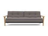 Dublexo Frej sovesofa i 521 Mixed Dance Grey, set forfra
