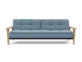 Dublexo Frej sovesofa i 525 Mixed Dance Light Blue, set forfra