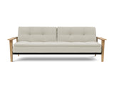 Dublexo Frej sovesofa i 527 Mixed Dance Natural, set forfra