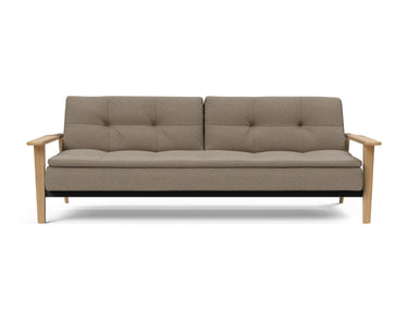 Dublexo Frej sovesofa i 850 Mahoga Caramel, set forfra