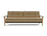 Dublexo Frej sovesofa i 860 Yogia Olive Brown, set forfra