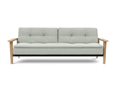 Dublexo Frej sovesofa i 888 Mozart Slate Brown, set forfra