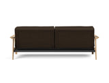 Dublexo Frej sovesofa i 358 Taura Chocco, set bagfra