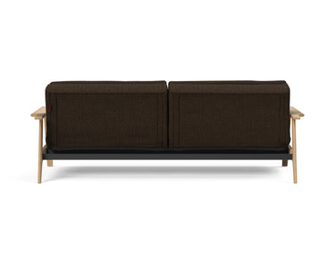 Dublexo Frej sovesofa i 358 Taura Chocco, set bagfra
