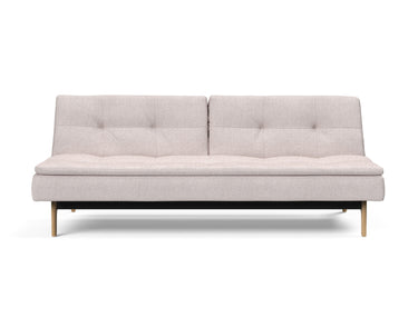 Dublexo Eik sovesofa i 300 Weda Sand, set forfra