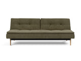Dublexo Eik sovesofa i 316 Cordufine Pine Green, set forfra