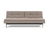 Dublexo Eik sovesofa i 318 Cordufine Beige, set forfra