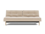 Dublexo Eik sovesofa i 410 Esina Almond, set forfra