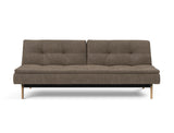 Dublexo Eik sovesofa i 411 Esina Cedar Brown, set forfra