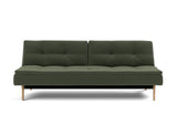 Dublexo Eik sovesofa i 413 Esina Olive Green, set forfra