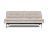 Dublexo Eik sovesofa i 471 Yuveno Sand, set forfra