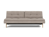 Dublexo Eik sovesofa i 472 Yuveno Warm Grey, set forfra