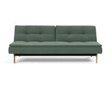 Dublexo Eik sovesofa i 518 Elegance Green, set forfra