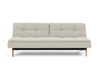 Dublexo Eik sovesofa i 527 Mixed Dance Natural, set forfra
