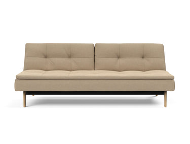 Dublexo Eik sovesofa i 587 Phobos Mocha, set forfra