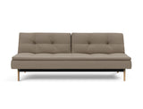 Dublexo Eik sovesofa i 850 Mahoga Caramel, set forfra