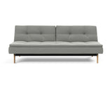 Dublexo Eik sovesofa i 853 Mahoga Dove Grey, set forfra