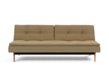 Dublexo Eik sovesofa i 860 Yogia Olive Brown, set forfra