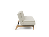 Dublexo Eik sovesofa i 527 Mixed Dance Natural, set fra siden