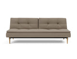 Dublexo Styletto Light Wood sovesofa i 850 Mahoga Caramel, set forfra