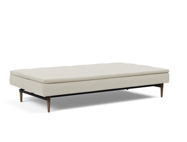 Dublexo Styletto Dark Wood sovesofa i 527 Mixed Dance Natural, slået ud til seng