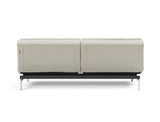 Dublexo Chrome sovesofa i 527 Mixed Dance Natural, set bagfra