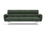 Jillis sovesofa med armlæn i 281 Avella Pine Green, set forfra