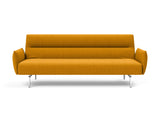 Jillis sovesofa med armlæn i 507 Elegance Burned Curry, set forfra