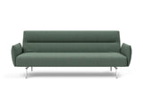 Jillis sovesofa med armlæn i 518 Elegance Green, set forfra