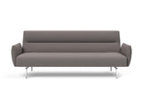Jillis sovesofa med armlæn i 521 Mixed Dance Grey, set forfra