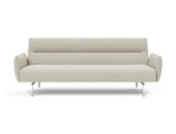 Jillis sovesofa med armlæn i 527 Mixed Dance Natural, set forfra