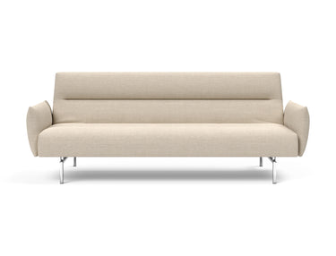 Jillis sovesofa med armlæn i 586 Phobos Latte, set forfra