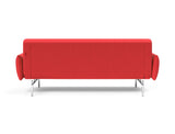 Jillis sovesofa med armlæn i 511 Elegance Red, set bagfra